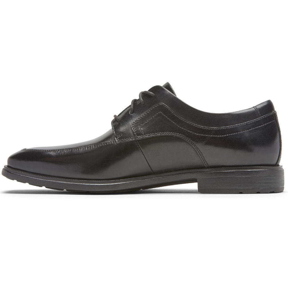 Rockport Mens Dress Shoes Black - Dres Sports Business 2 Apron Toe - UK 529-FDCAPM